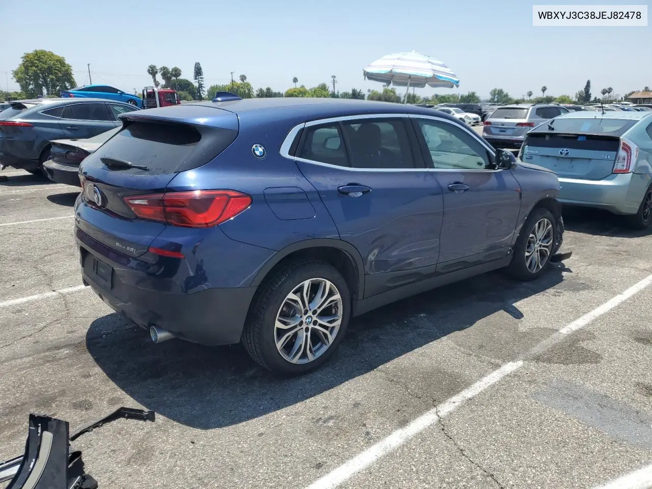 2018 BMW X2 Sdrive28I VIN: WBXYJ3C38JEJ82478 Lot: 61633775