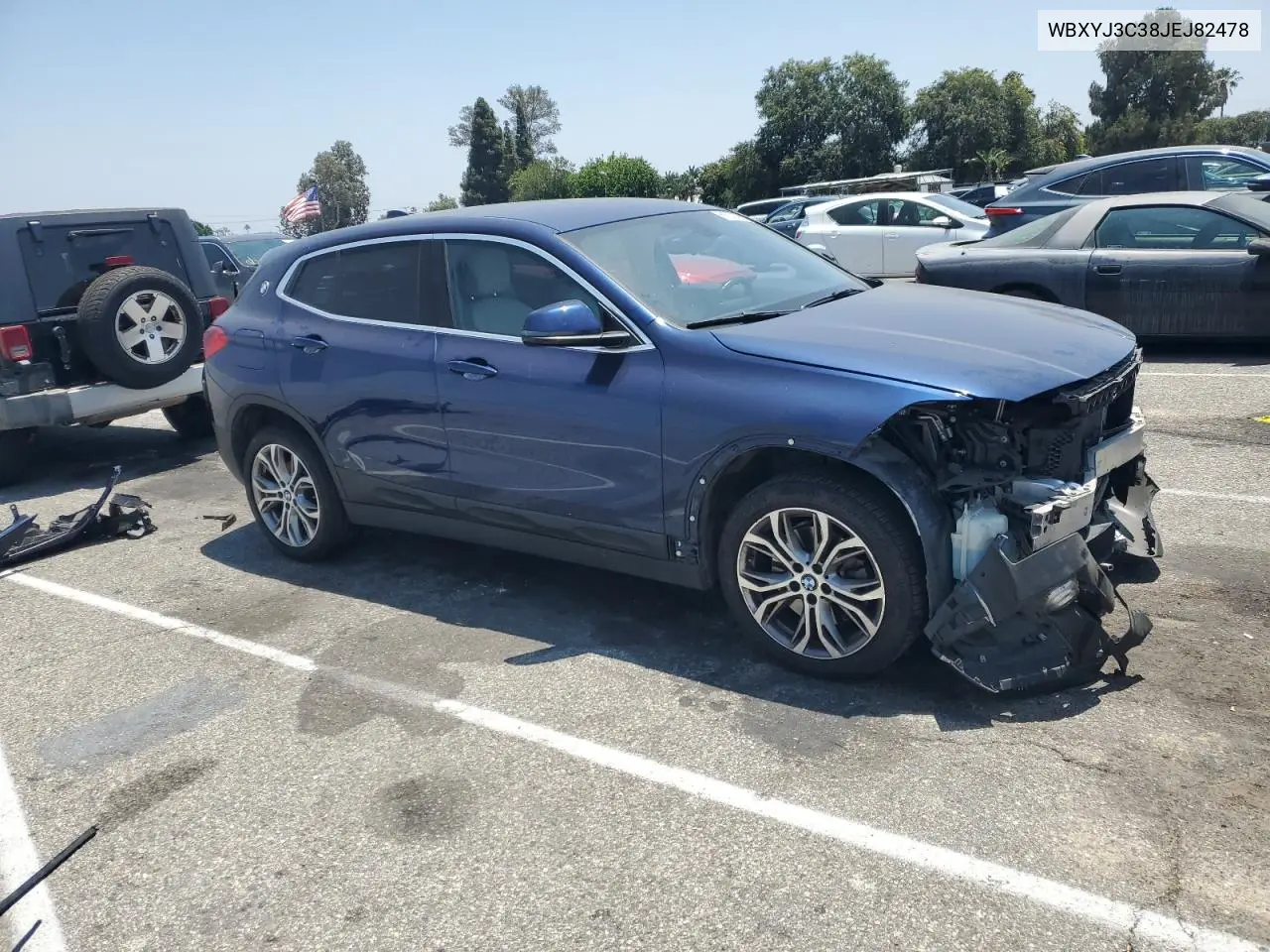 2018 BMW X2 Sdrive28I VIN: WBXYJ3C38JEJ82478 Lot: 61633775