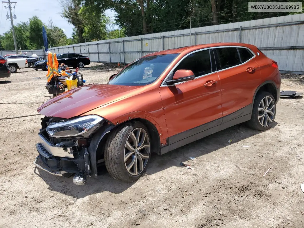 2018 BMW X2 Sdrive28I VIN: WBXYJ3C35JEJ89985 Lot: 61895565