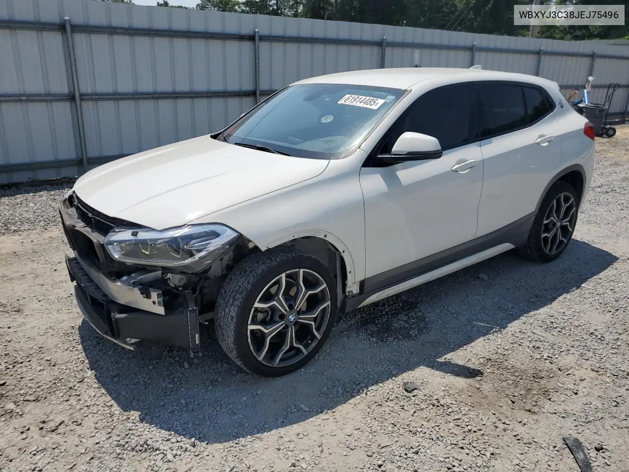 2018 BMW X2 Sdrive28I VIN: WBXYJ3C38JEJ75496 Lot: 61914485