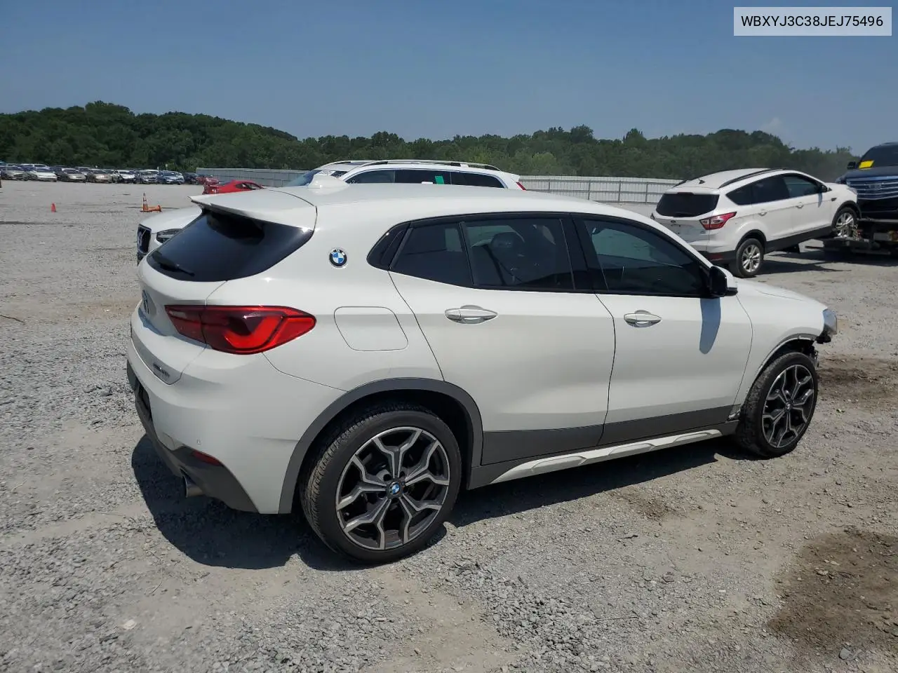 2018 BMW X2 Sdrive28I VIN: WBXYJ3C38JEJ75496 Lot: 61914485