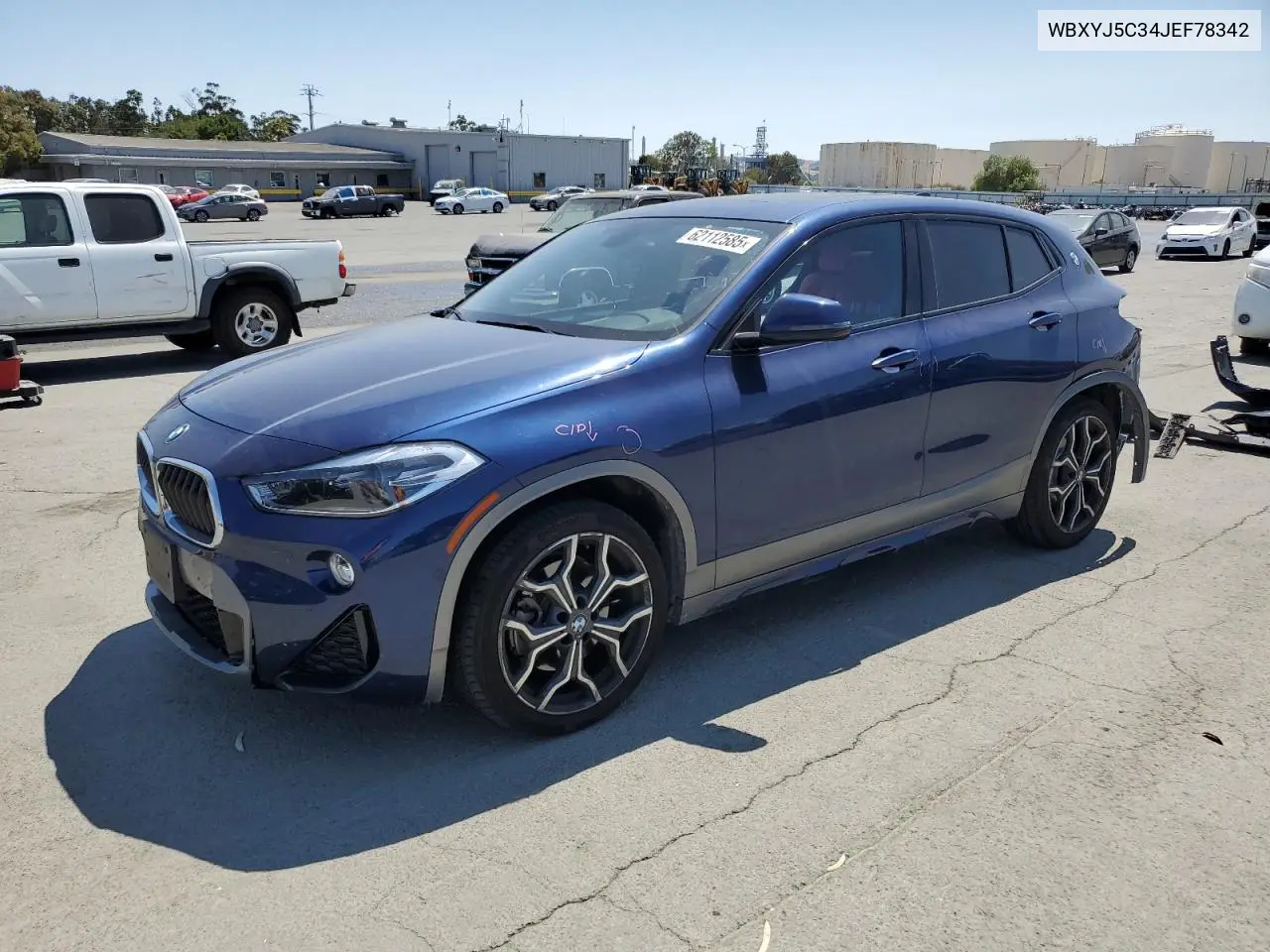 2018 BMW X2 xDrive28I VIN: WBXYJ5C34JEF78342 Lot: 62112585