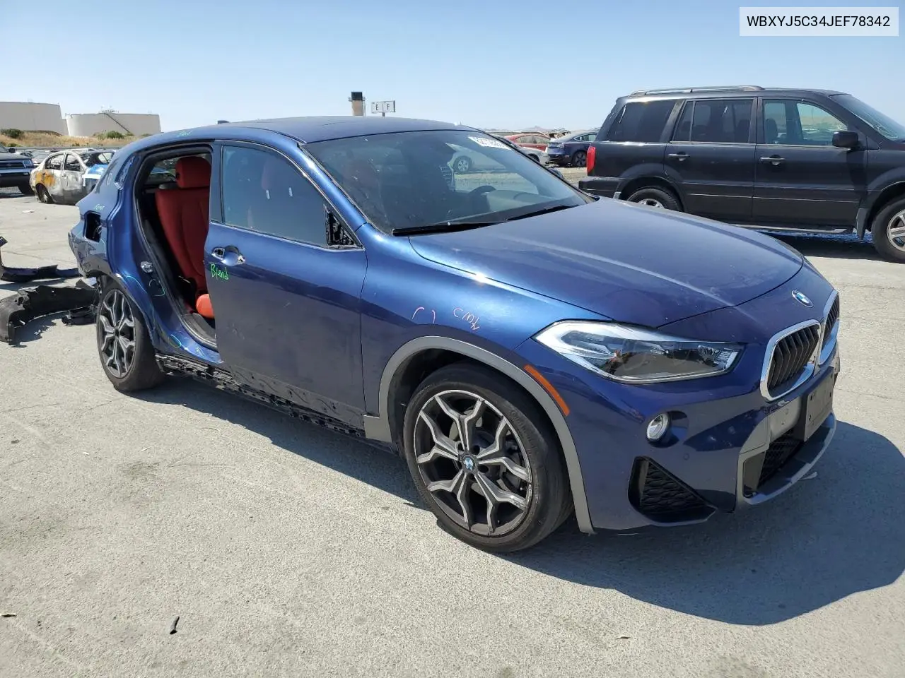 2018 BMW X2 xDrive28I VIN: WBXYJ5C34JEF78342 Lot: 62112585
