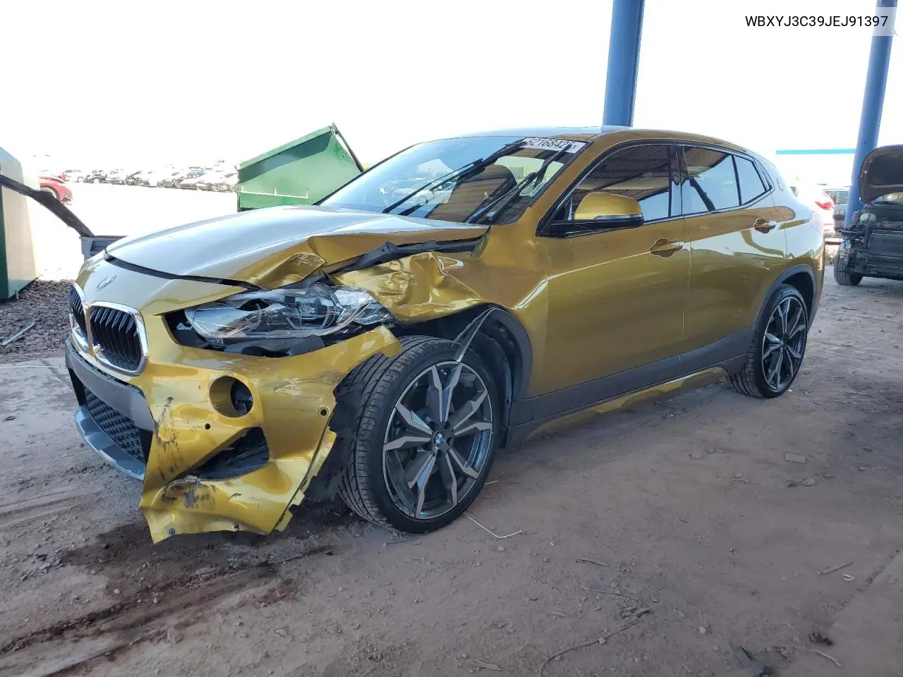 2018 BMW X2 Sdrive28I VIN: WBXYJ3C39JEJ91397 Lot: 62168425