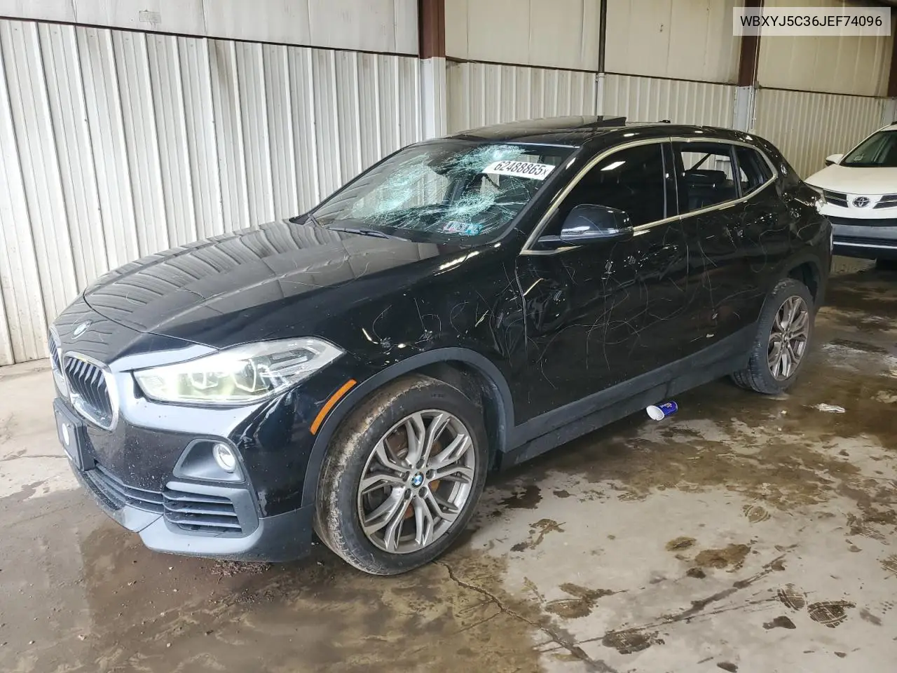 2018 BMW X2 xDrive28I VIN: WBXYJ5C36JEF74096 Lot: 62488865