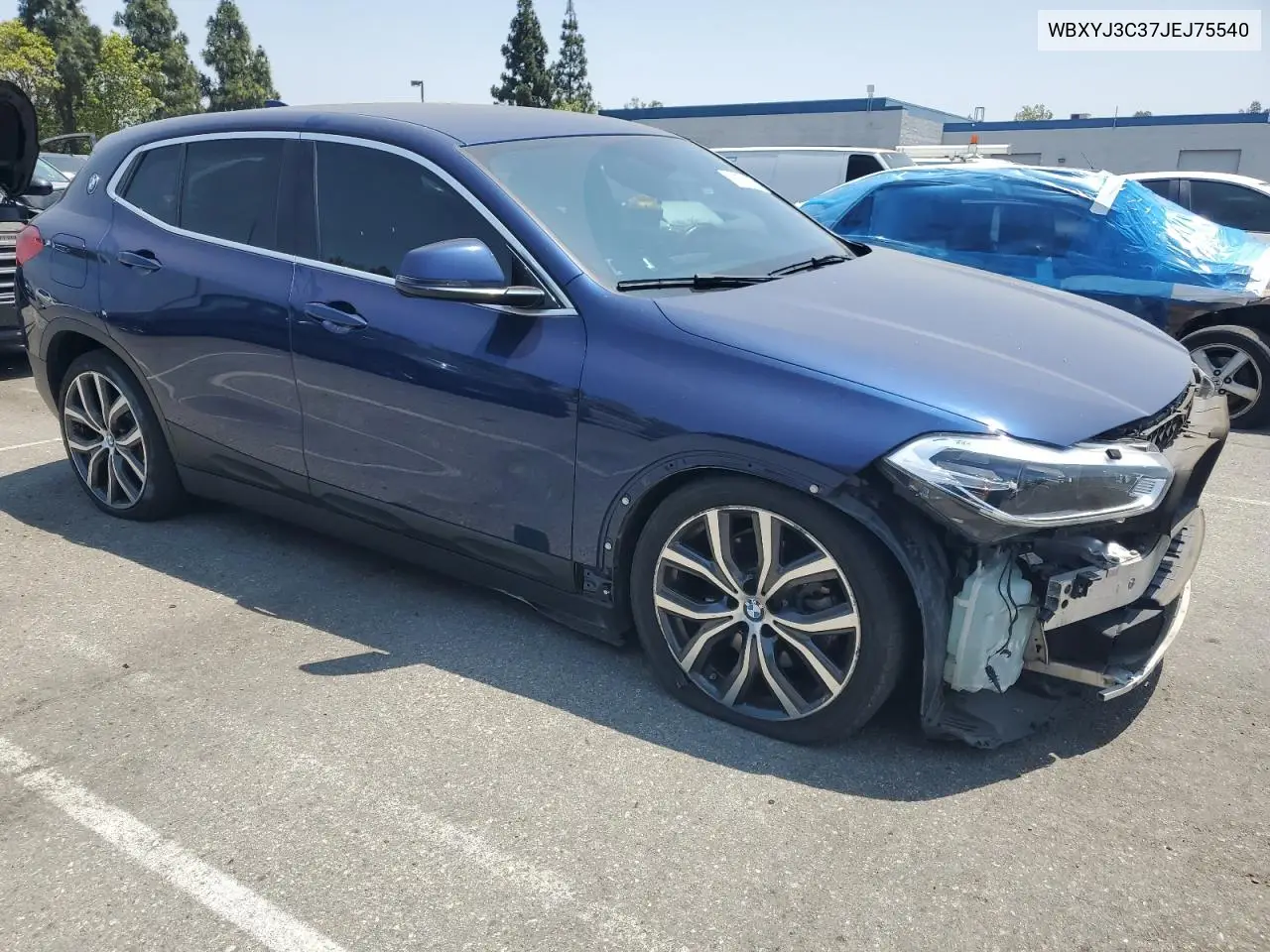 2018 BMW X2 Sdrive28I VIN: WBXYJ3C37JEJ75540 Lot: 62601525