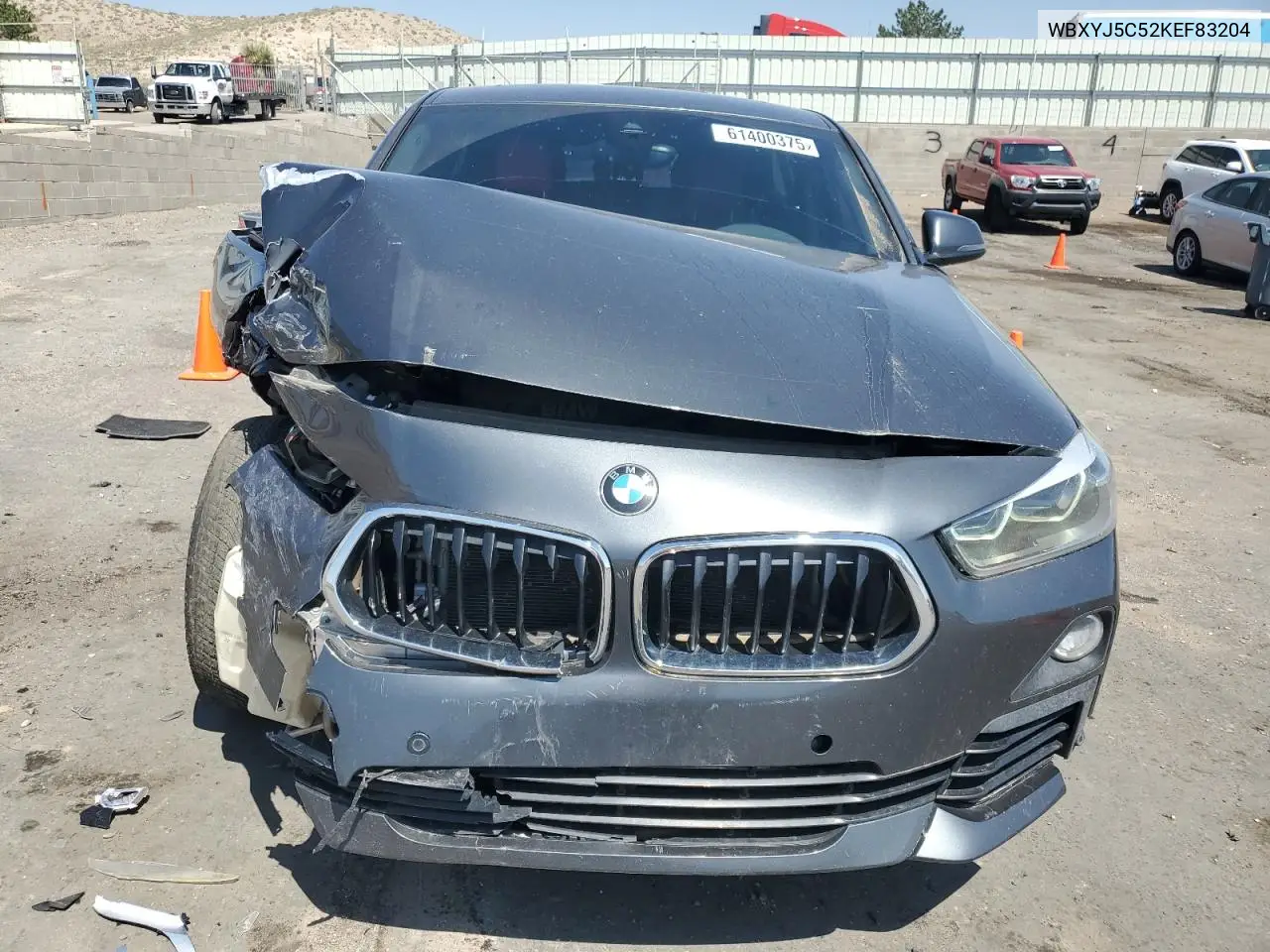 2019 BMW X2 xDrive28I VIN: WBXYJ5C52KEF83204 Lot: 61400375