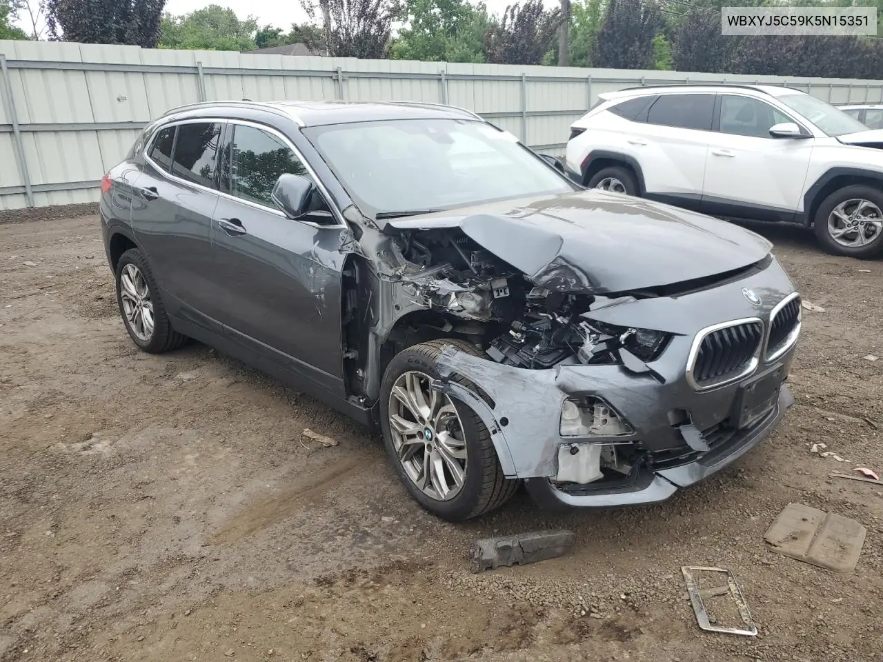 2019 BMW X2 xDrive28I VIN: WBXYJ5C59K5N15351 Lot: 62227005
