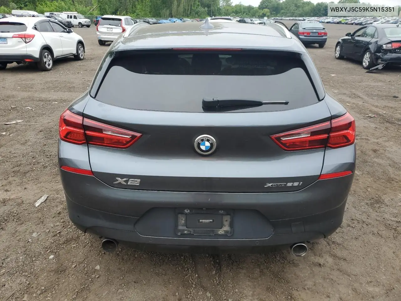 2019 BMW X2 xDrive28I VIN: WBXYJ5C59K5N15351 Lot: 62227005