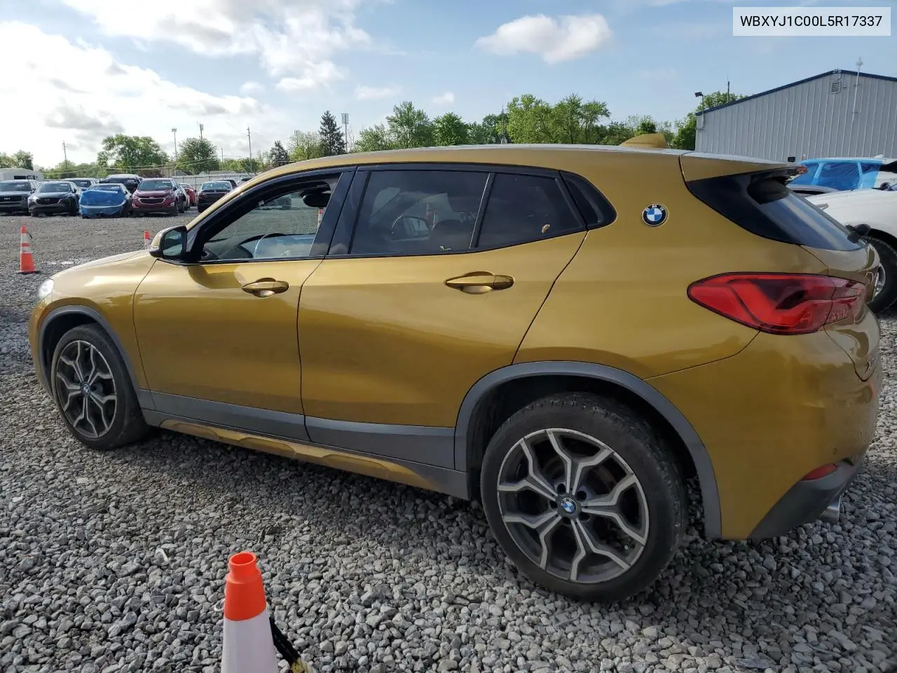 2020 BMW X2 xDrive28I VIN: WBXYJ1C00L5R17337 Lot: 55925855