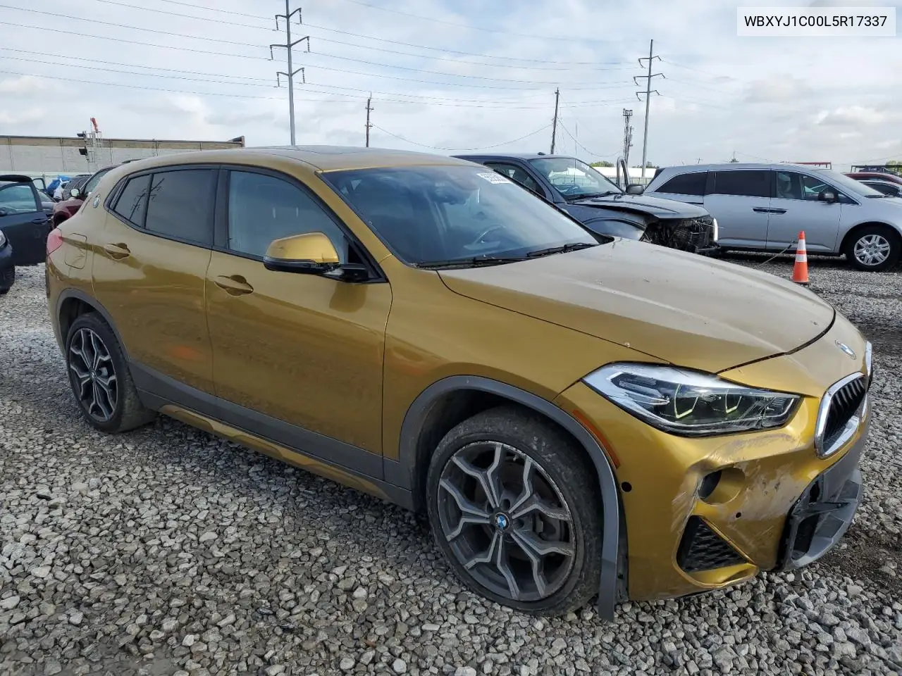 2020 BMW X2 xDrive28I VIN: WBXYJ1C00L5R17337 Lot: 55925855