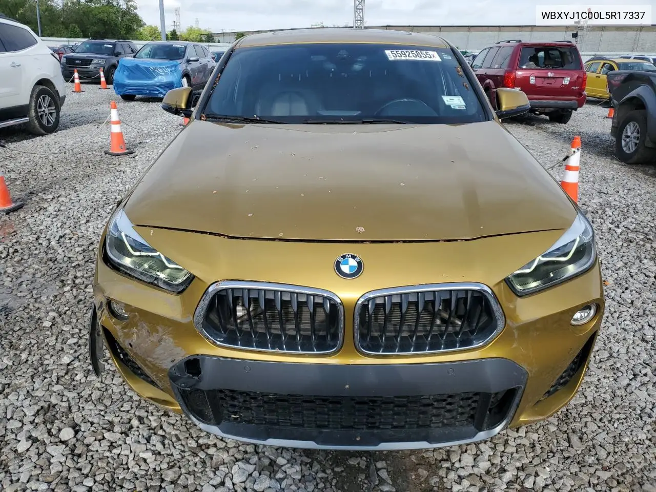 2020 BMW X2 xDrive28I VIN: WBXYJ1C00L5R17337 Lot: 55925855