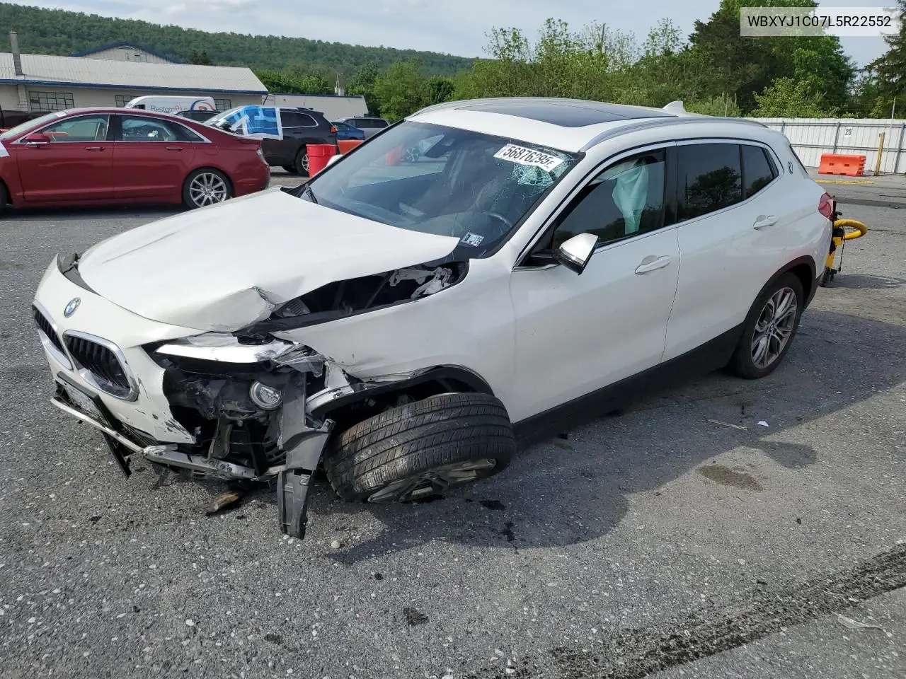 2020 BMW X2 xDrive28I VIN: WBXYJ1C07L5R22552 Lot: 56876295
