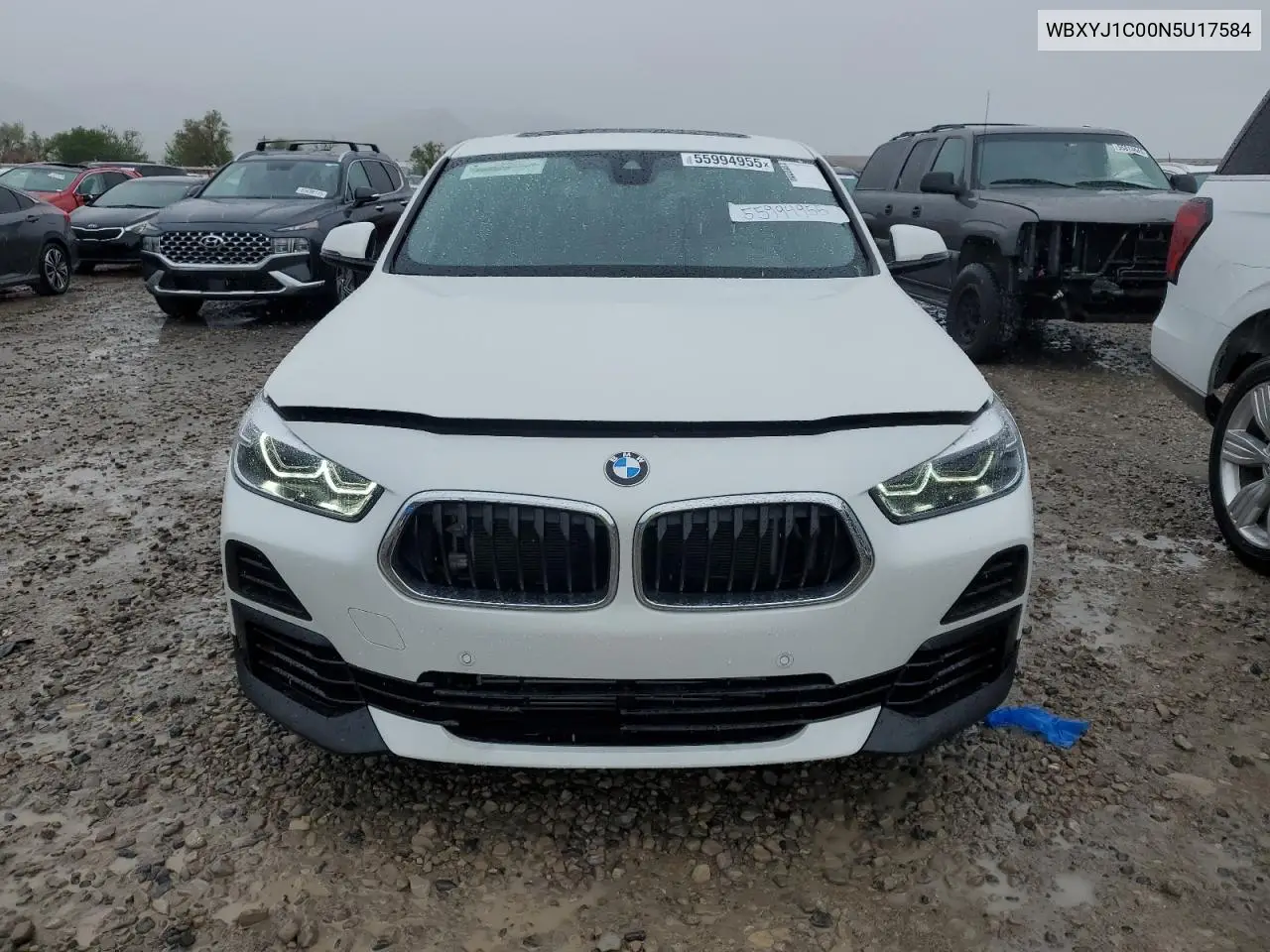2022 BMW X2 xDrive28I VIN: WBXYJ1C00N5U17584 Lot: 55994955