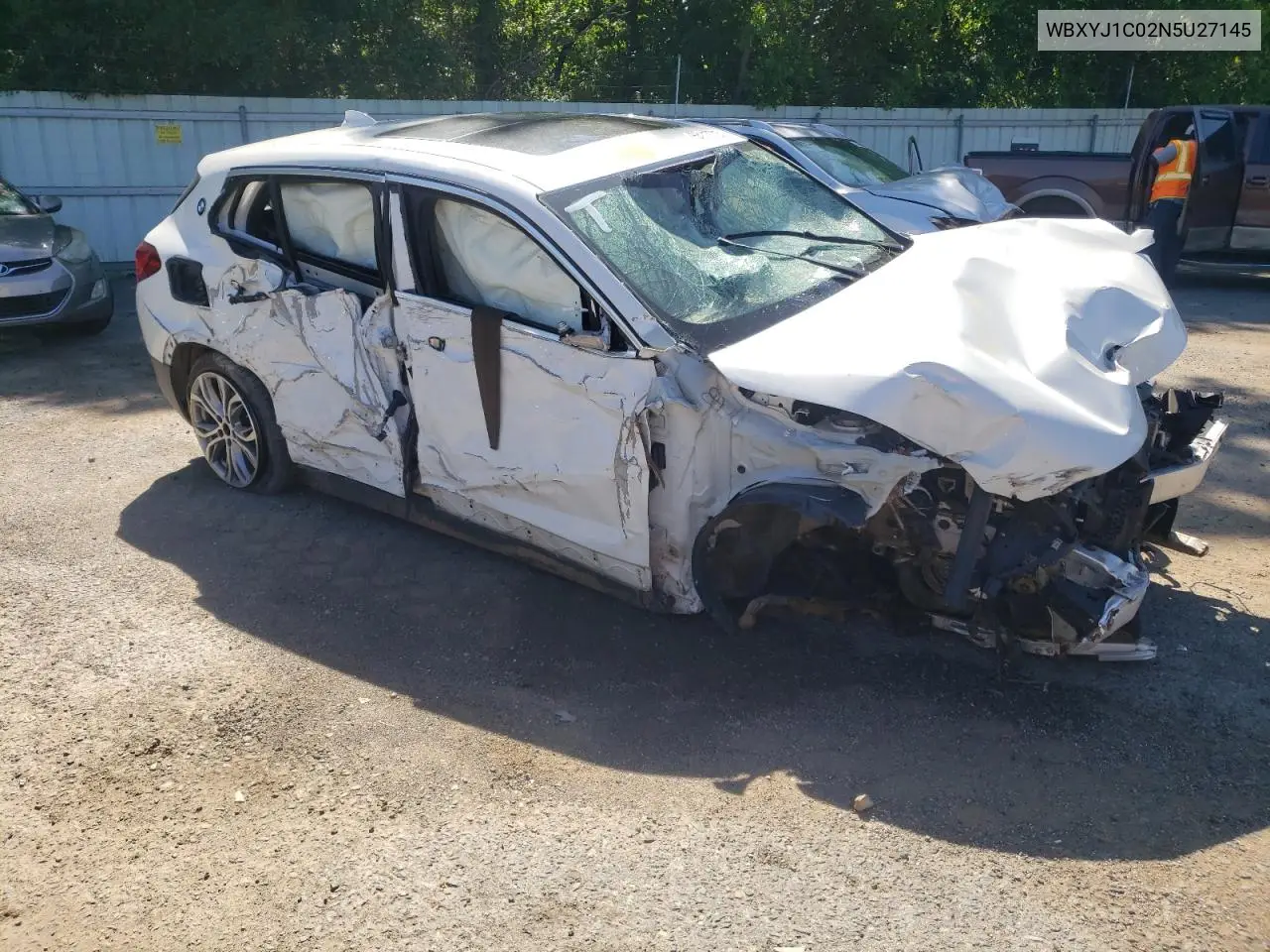 2022 BMW X2 xDrive28I VIN: WBXYJ1C02N5U27145 Lot: 56110705