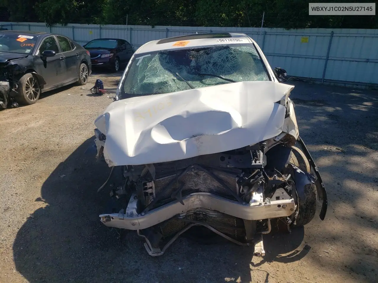 2022 BMW X2 xDrive28I VIN: WBXYJ1C02N5U27145 Lot: 56110705