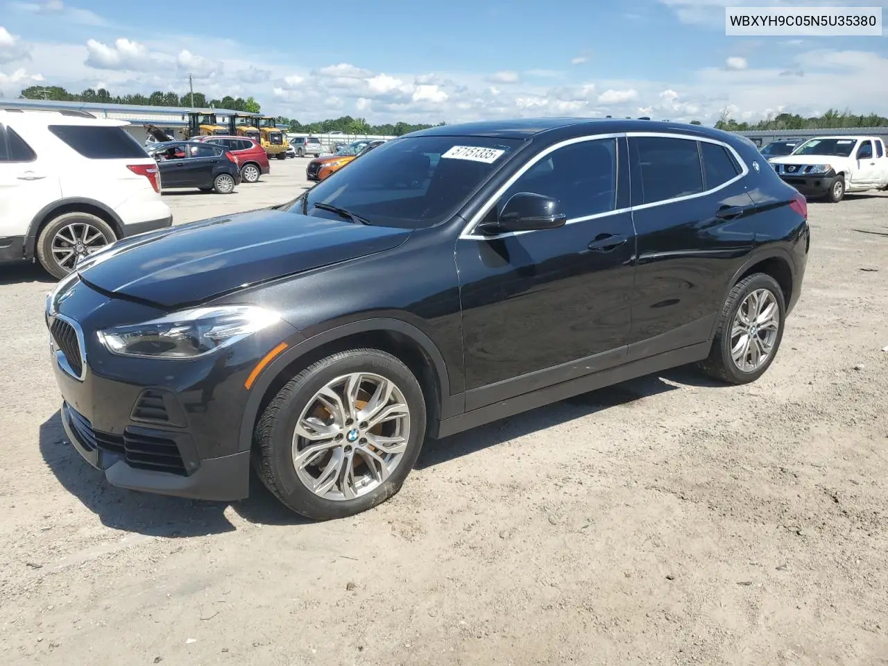 2022 BMW X2 Sdrive28I VIN: WBXYH9C05N5U35380 Lot: 57151335