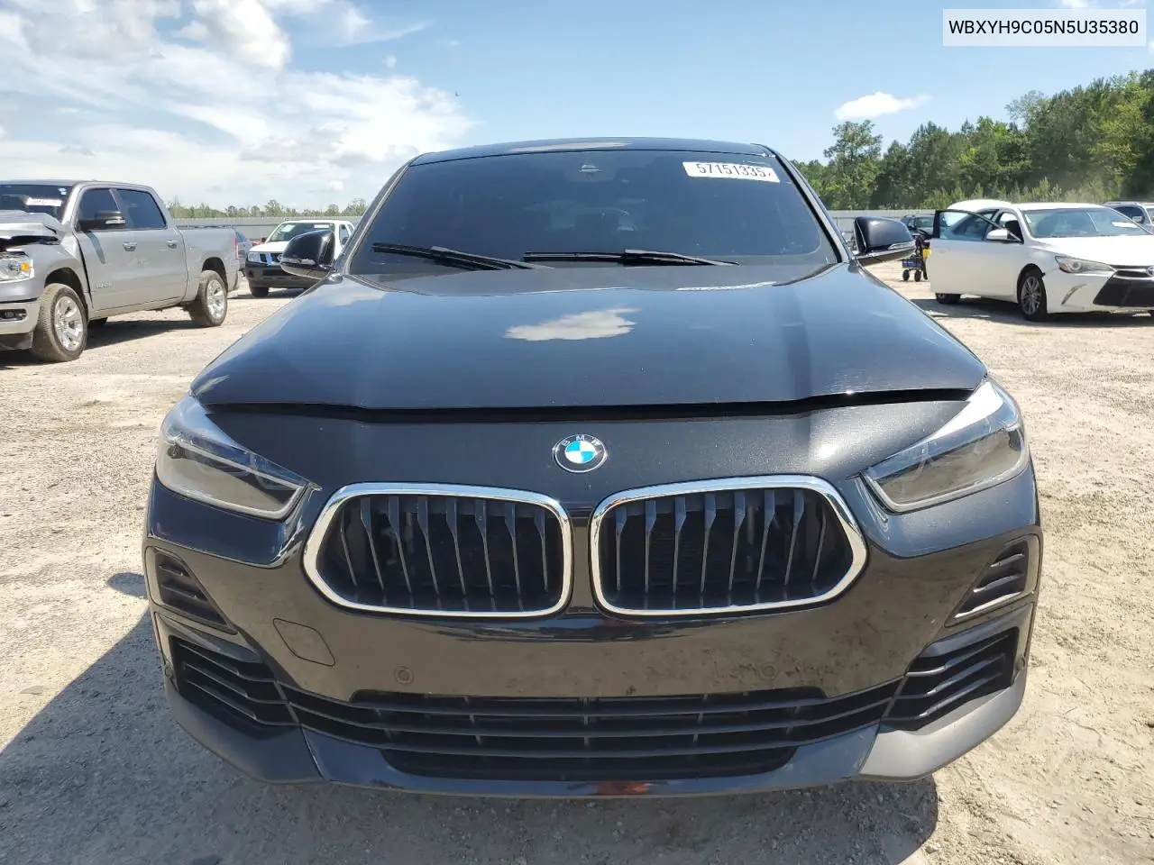 2022 BMW X2 Sdrive28I VIN: WBXYH9C05N5U35380 Lot: 57151335