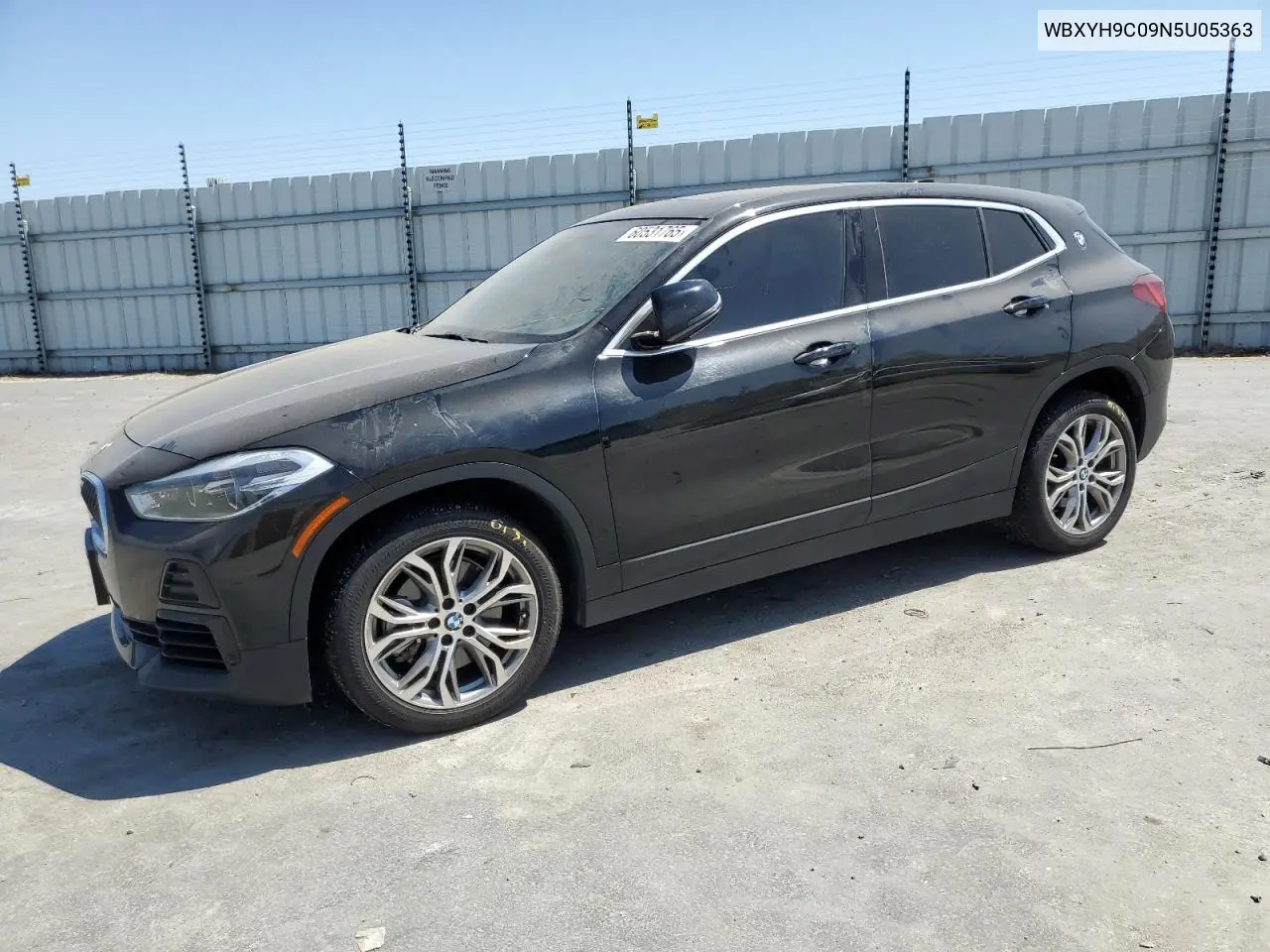 2022 BMW X2 Sdrive28I VIN: WBXYH9C09N5U05363 Lot: 60531765