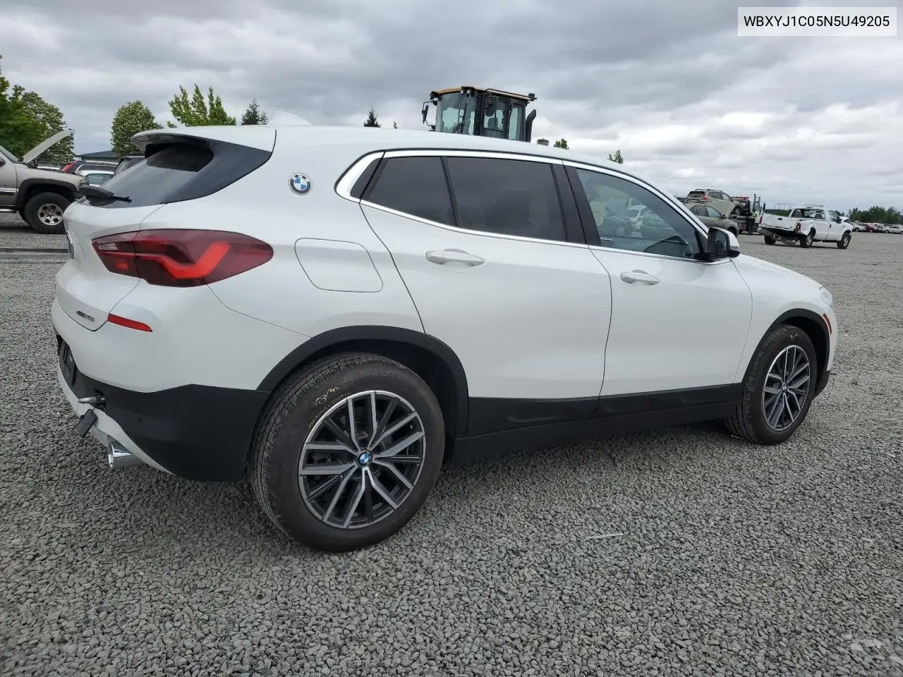 2022 BMW X2 xDrive28I VIN: WBXYJ1C05N5U49205 Lot: 60737195
