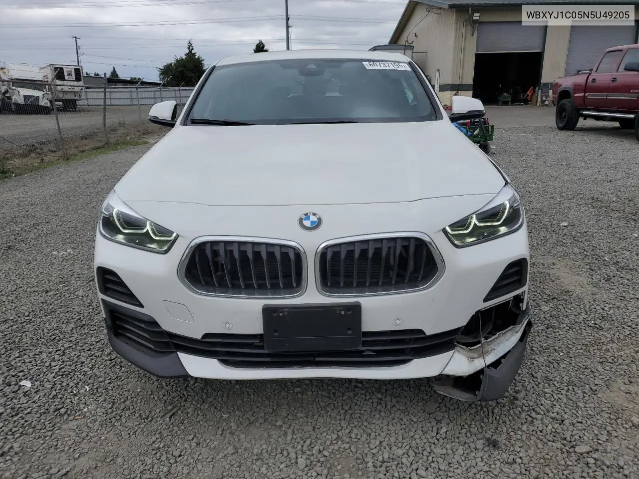 2022 BMW X2 xDrive28I VIN: WBXYJ1C05N5U49205 Lot: 60737195