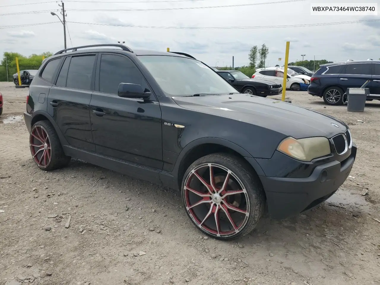 2004 BMW X3 2.5I VIN: WBXPA73464WC38740 Lot: 61504055