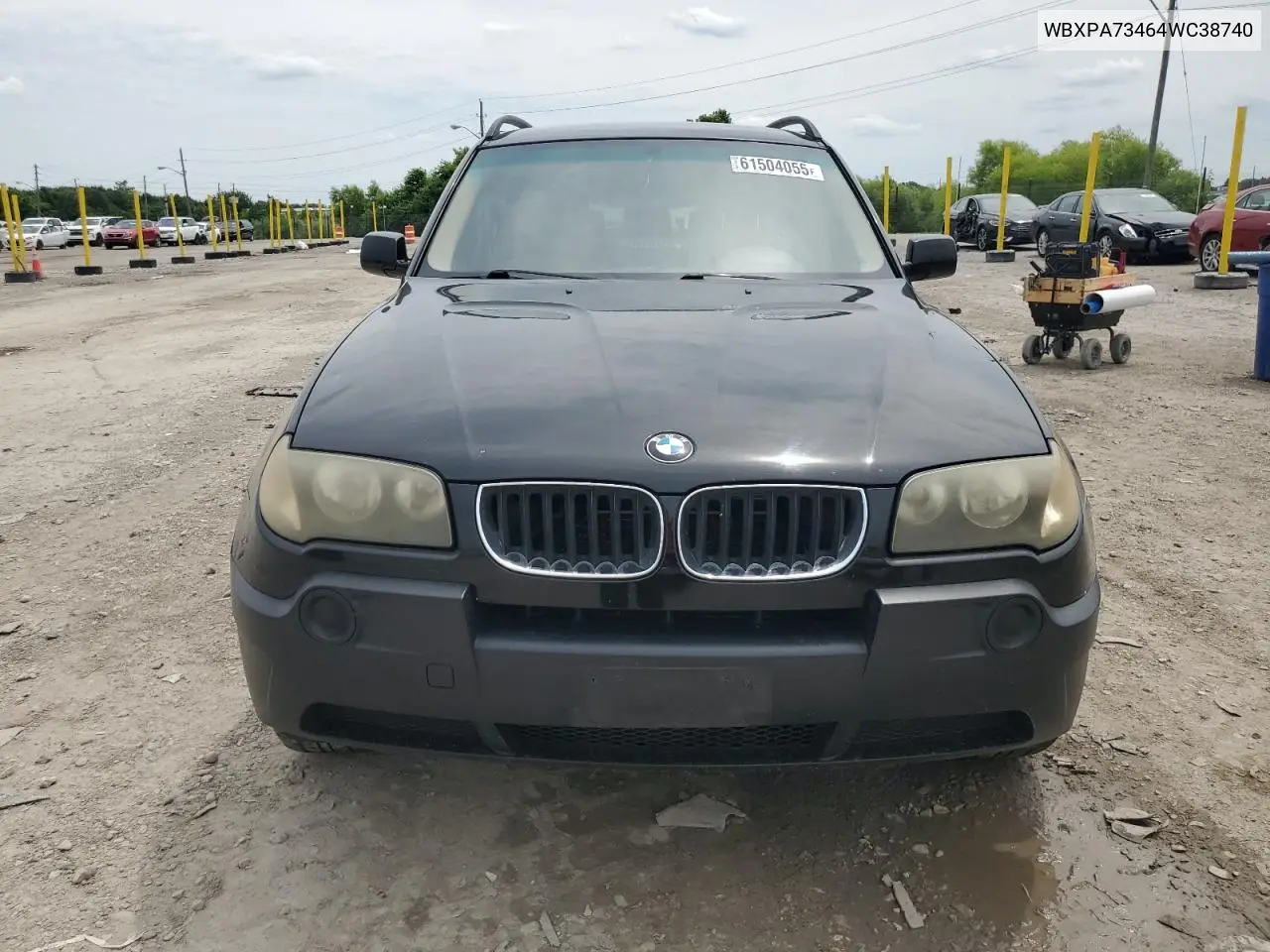2004 BMW X3 2.5I VIN: WBXPA73464WC38740 Lot: 61504055