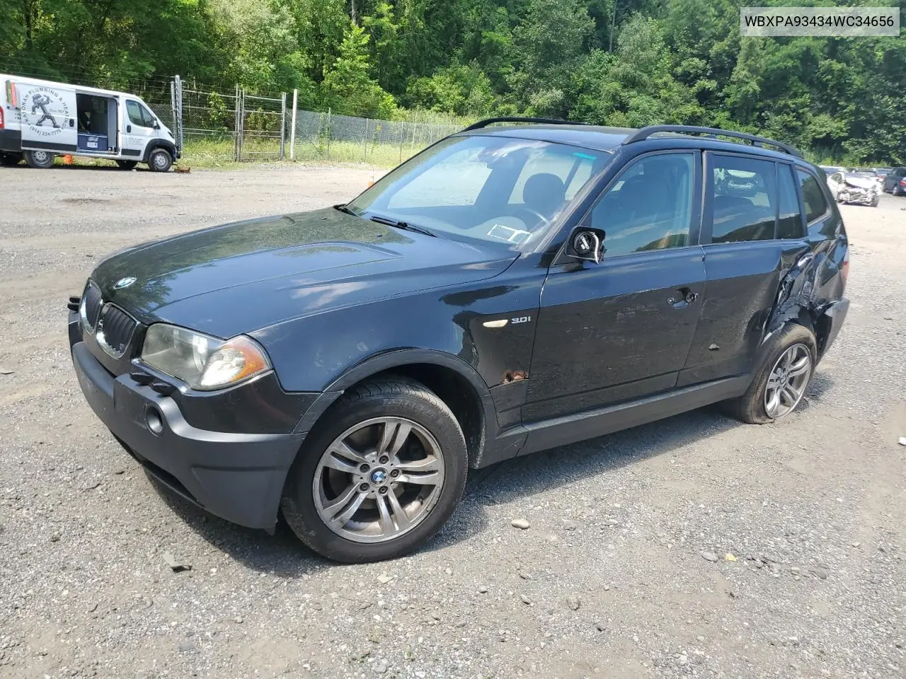 2004 BMW X3 3.0I VIN: WBXPA93434WC34656 Lot: 61893465