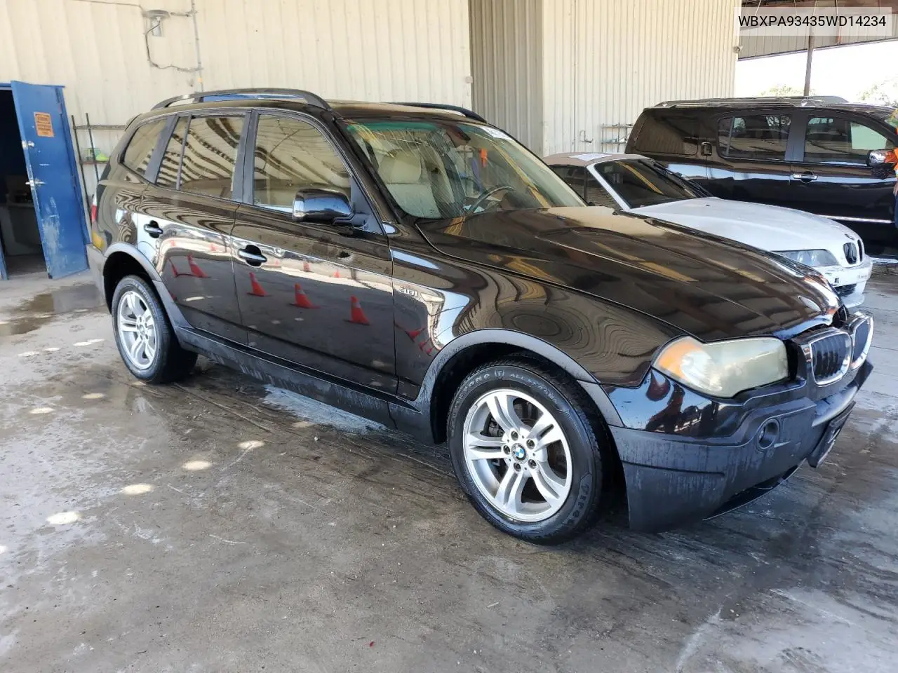 2005 BMW X3 3.0I VIN: WBXPA93435WD14234 Lot: 46112025