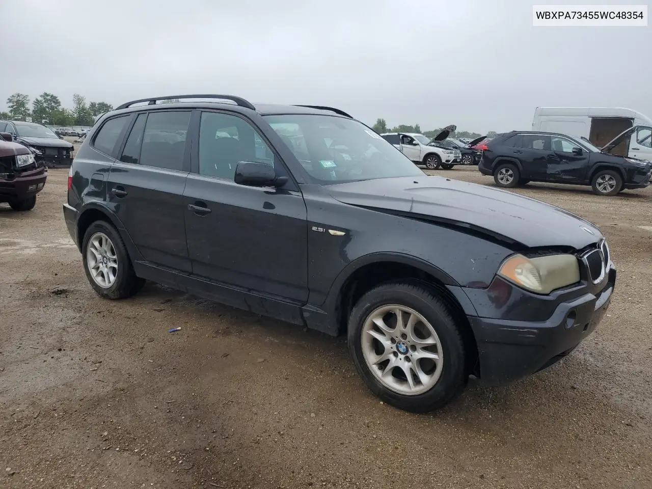 2005 BMW X3 2.5I VIN: WBXPA73455WC48354 Lot: 59786865