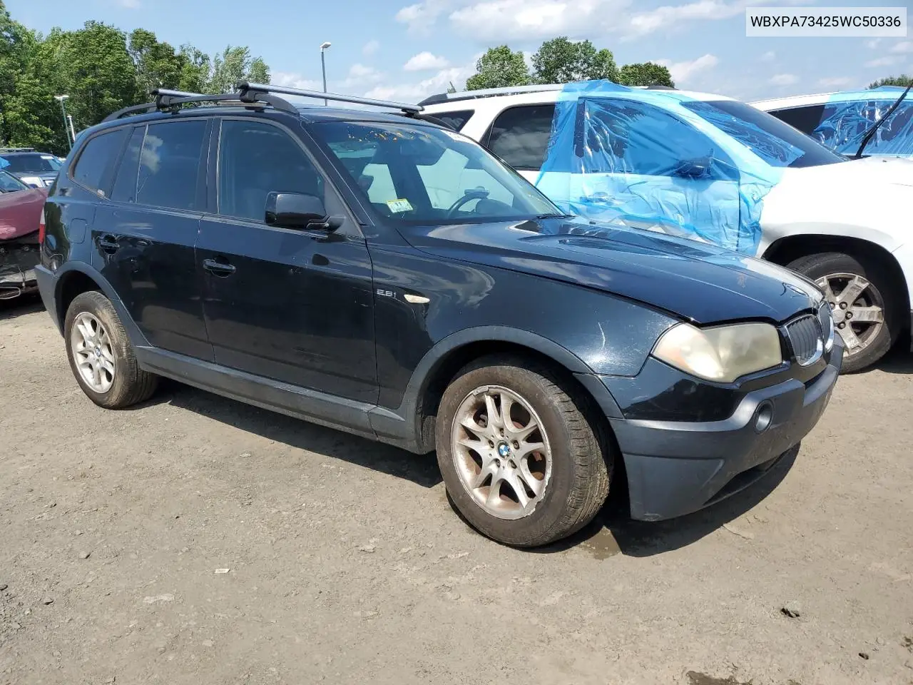 2005 BMW X3 2.5I VIN: WBXPA73425WC50336 Lot: 61437165