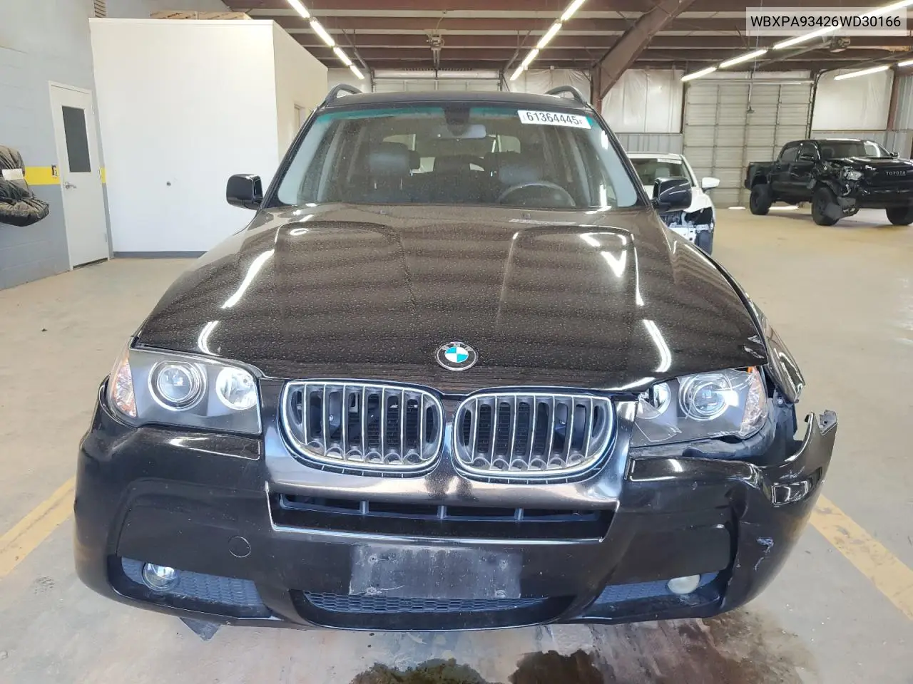 2006 BMW X3 3.0I VIN: WBXPA93426WD30166 Lot: 61364445