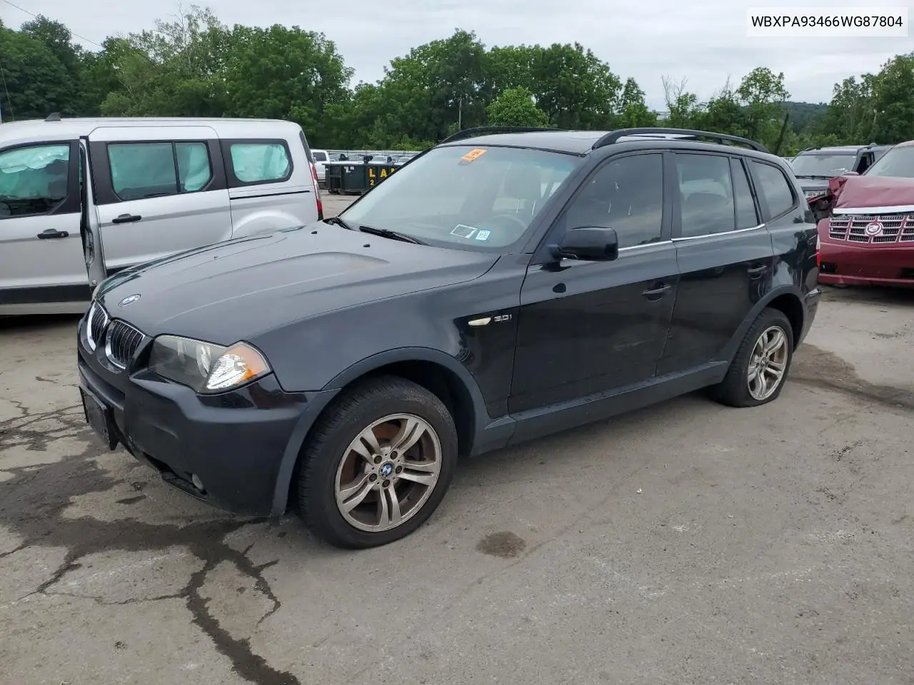 2006 BMW X3 3.0I VIN: WBXPA93466WG87804 Lot: 62576315