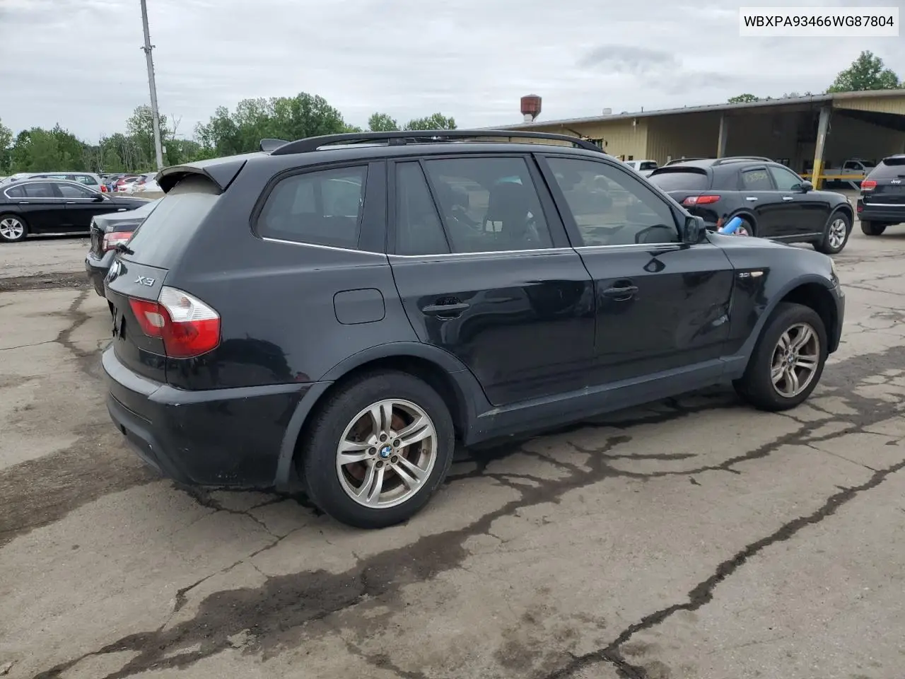 2006 BMW X3 3.0I VIN: WBXPA93466WG87804 Lot: 62576315
