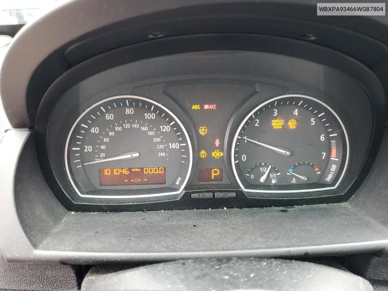 2006 BMW X3 3.0I VIN: WBXPA93466WG87804 Lot: 62576315