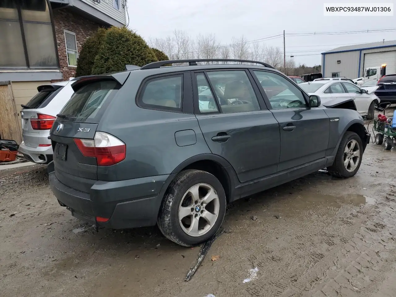 2007 BMW X3 3.0Si VIN: WBXPC93487WJ01306 Lot: 47679325