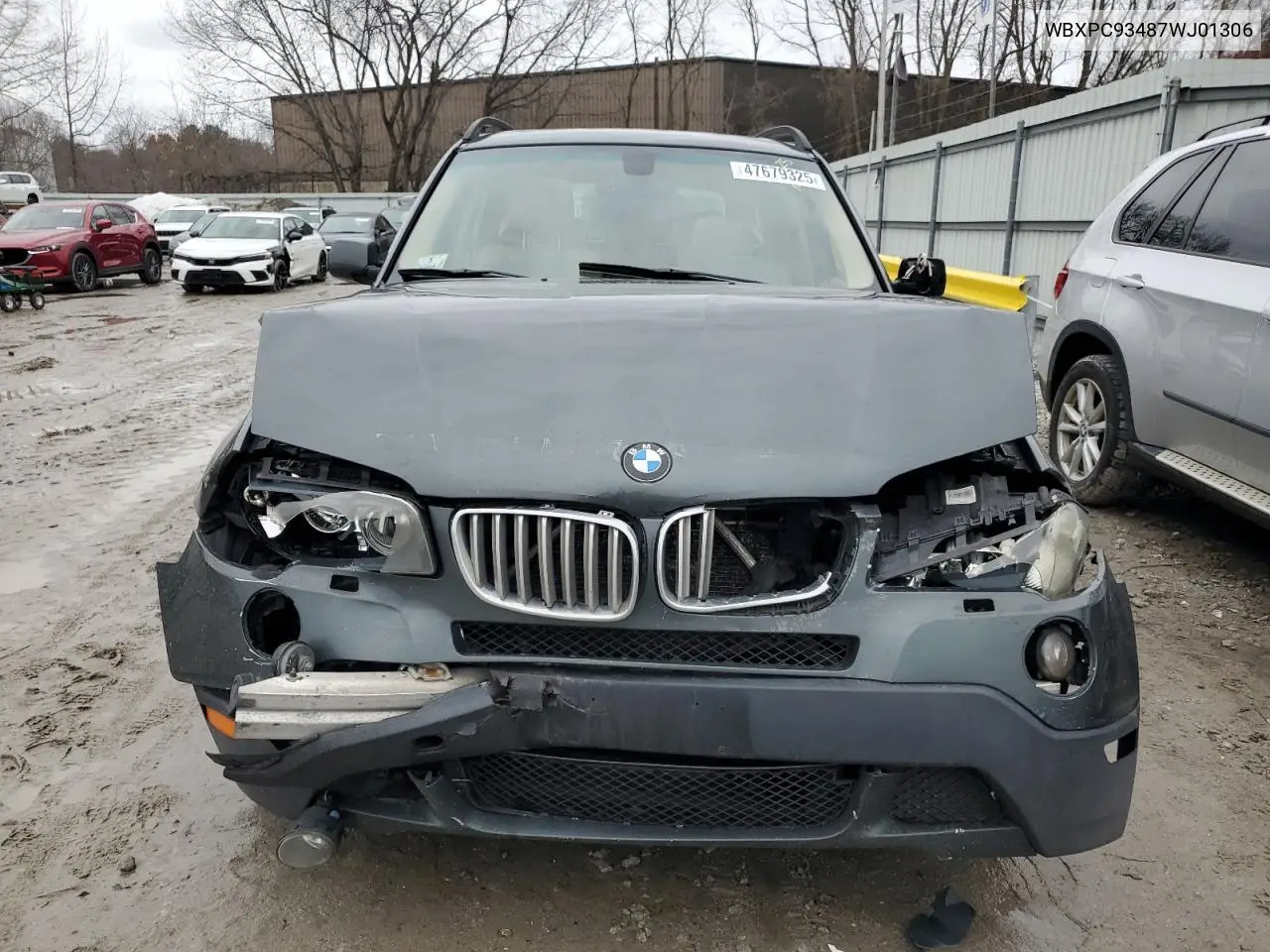 2007 BMW X3 3.0Si VIN: WBXPC93487WJ01306 Lot: 47679325