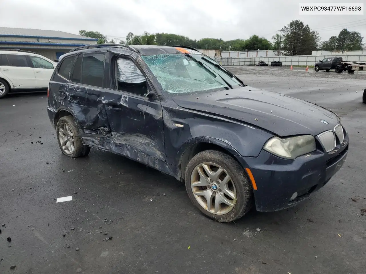 2007 BMW X3 3.0Si VIN: WBXPC93477WF16698 Lot: 61415625