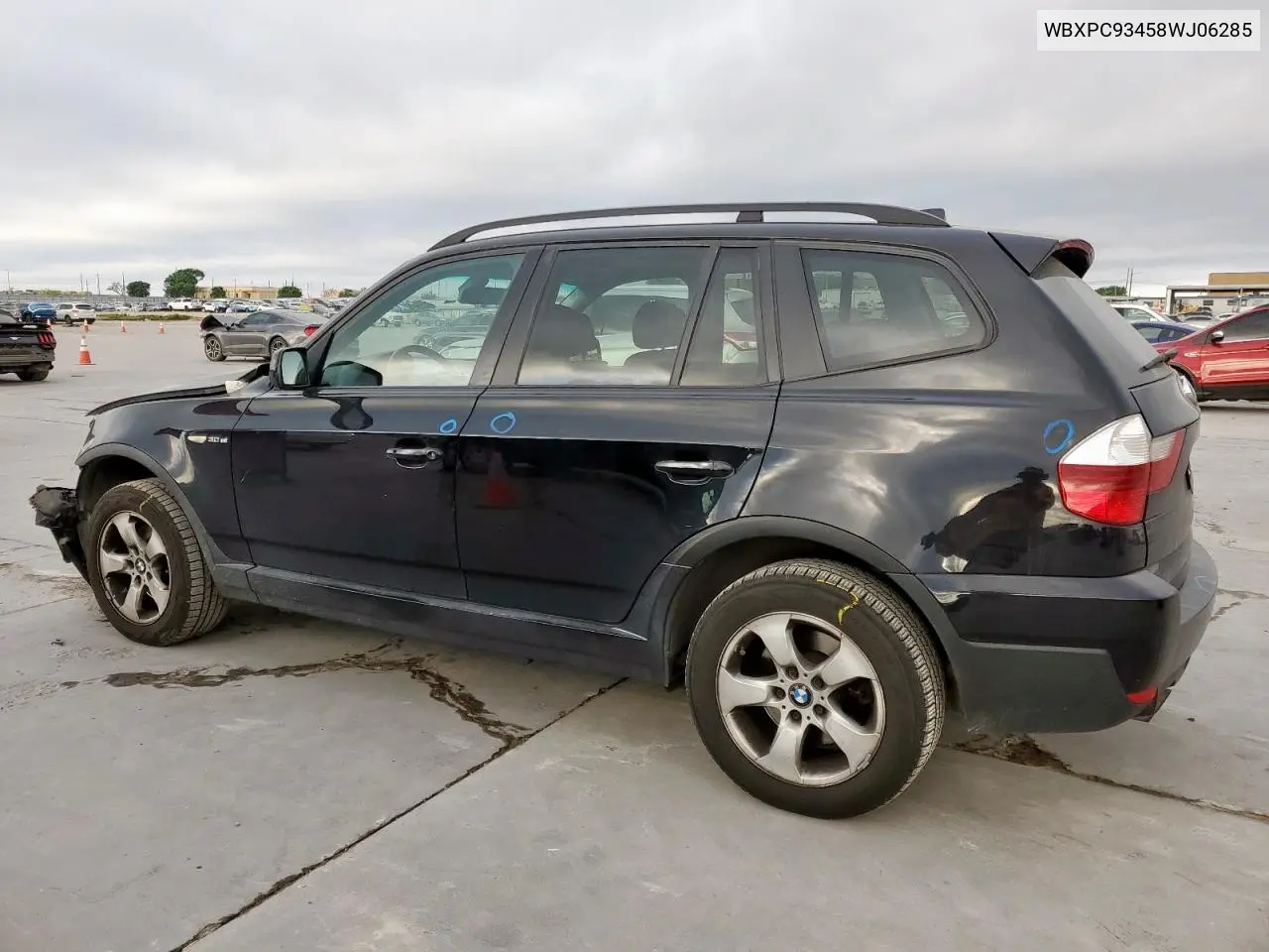 2008 BMW X3 3.0Si VIN: WBXPC93458WJ06285 Lot: 52966265