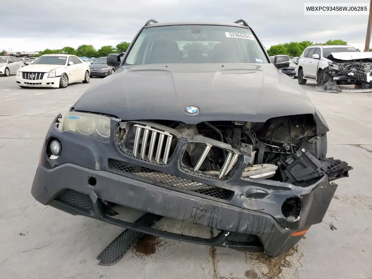2008 BMW X3 3.0Si VIN: WBXPC93458WJ06285 Lot: 52966265
