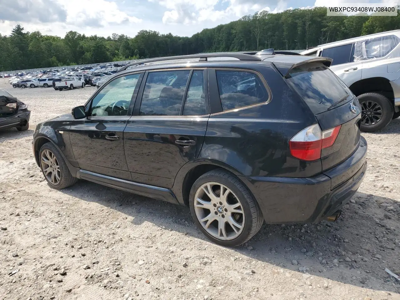 2008 BMW X3 3.0Si VIN: WBXPC93408WJ08400 Lot: 55719165