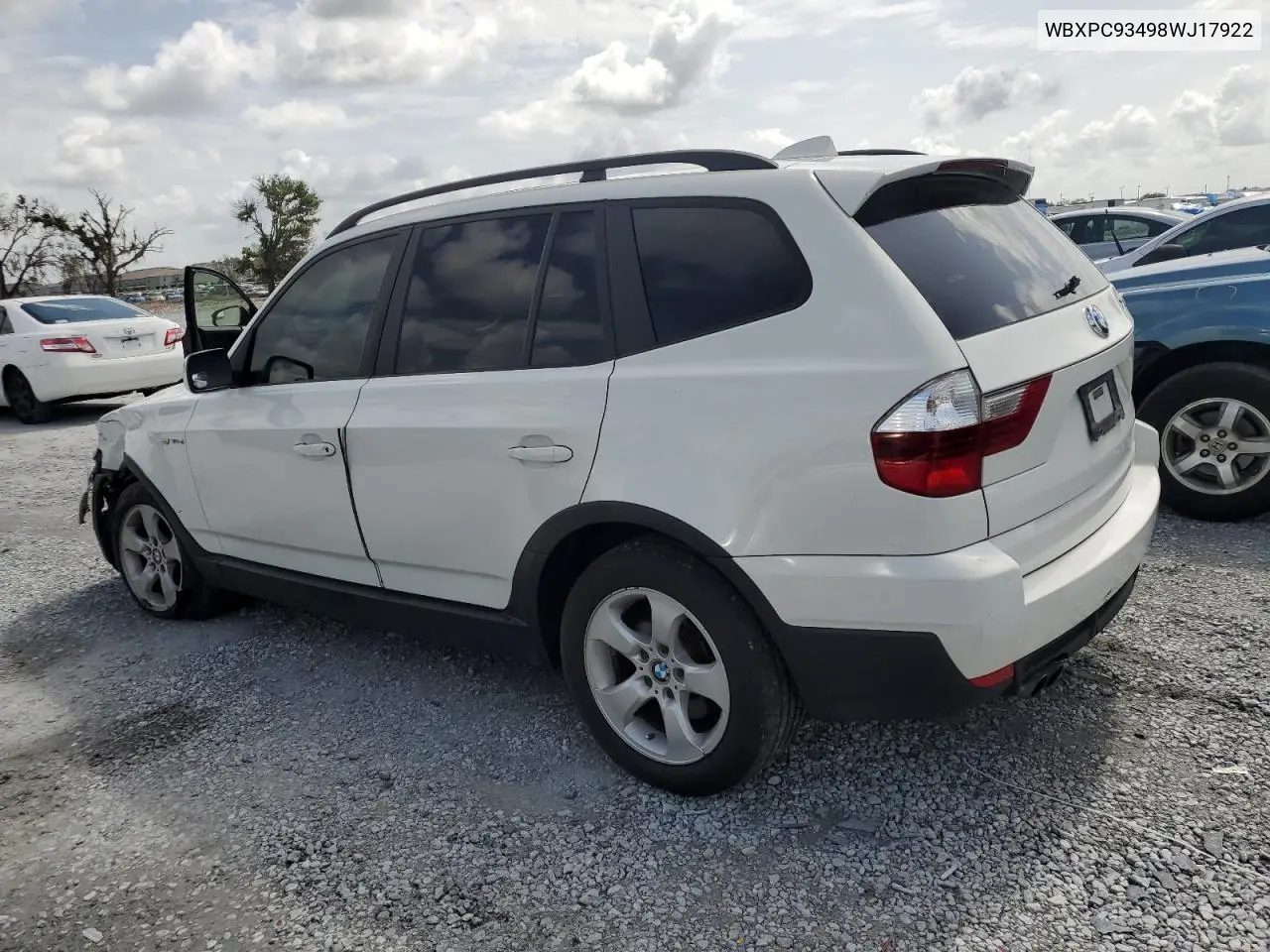 2008 BMW X3 3.0Si VIN: WBXPC93498WJ17922 Lot: 59837615