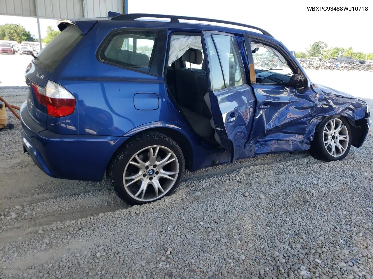 2008 BMW X3 3.0Si VIN: WBXPC93488WJ10718 Lot: 62166835