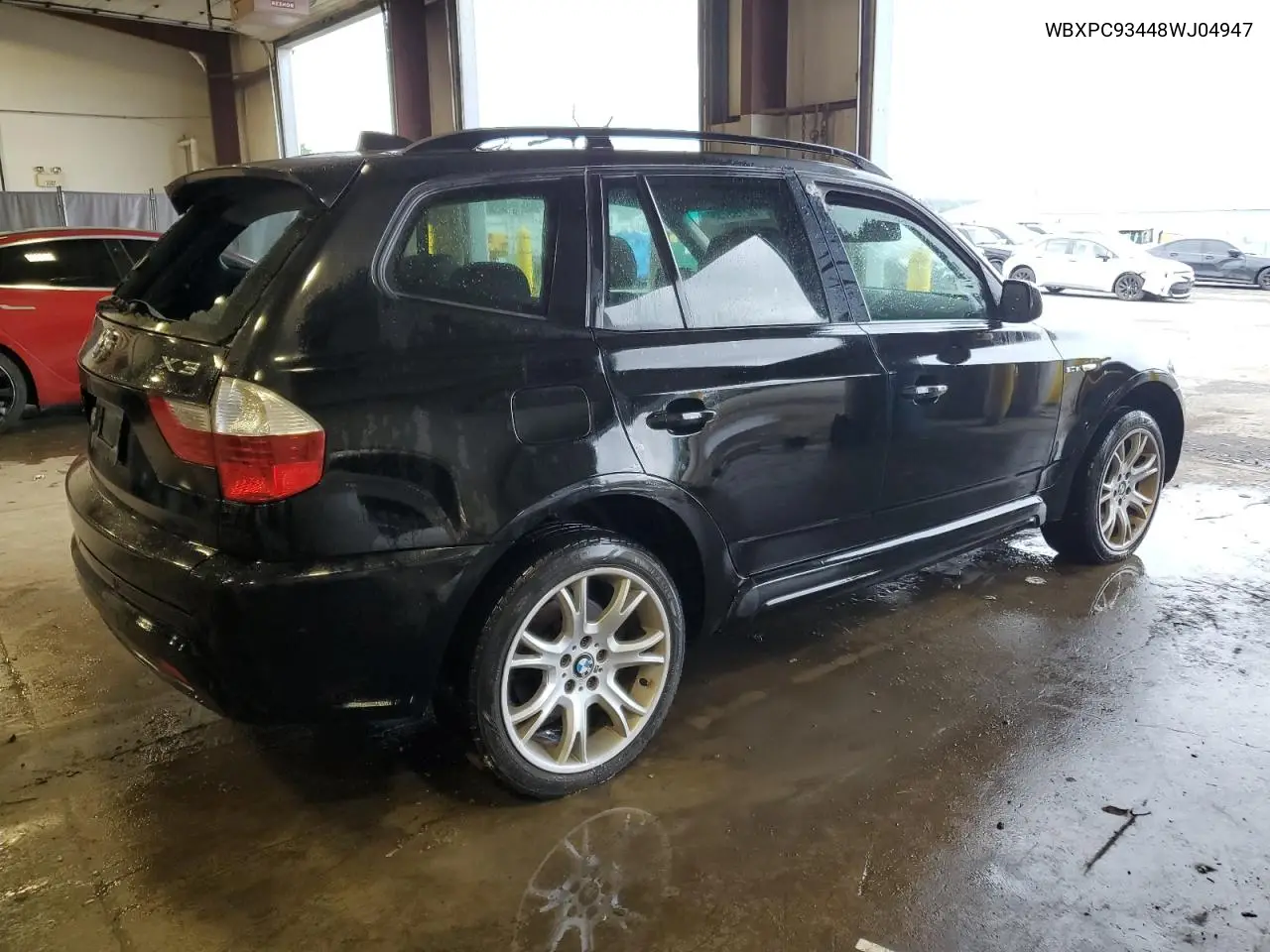 2008 BMW X3 3.0Si VIN: WBXPC93448WJ04947 Lot: 62195735