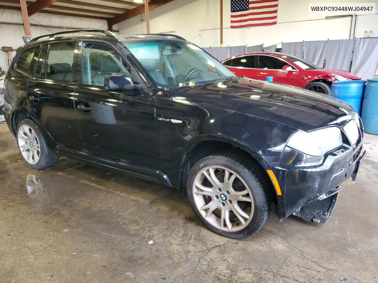 2008 BMW X3 3.0Si VIN: WBXPC93448WJ04947 Lot: 62195735