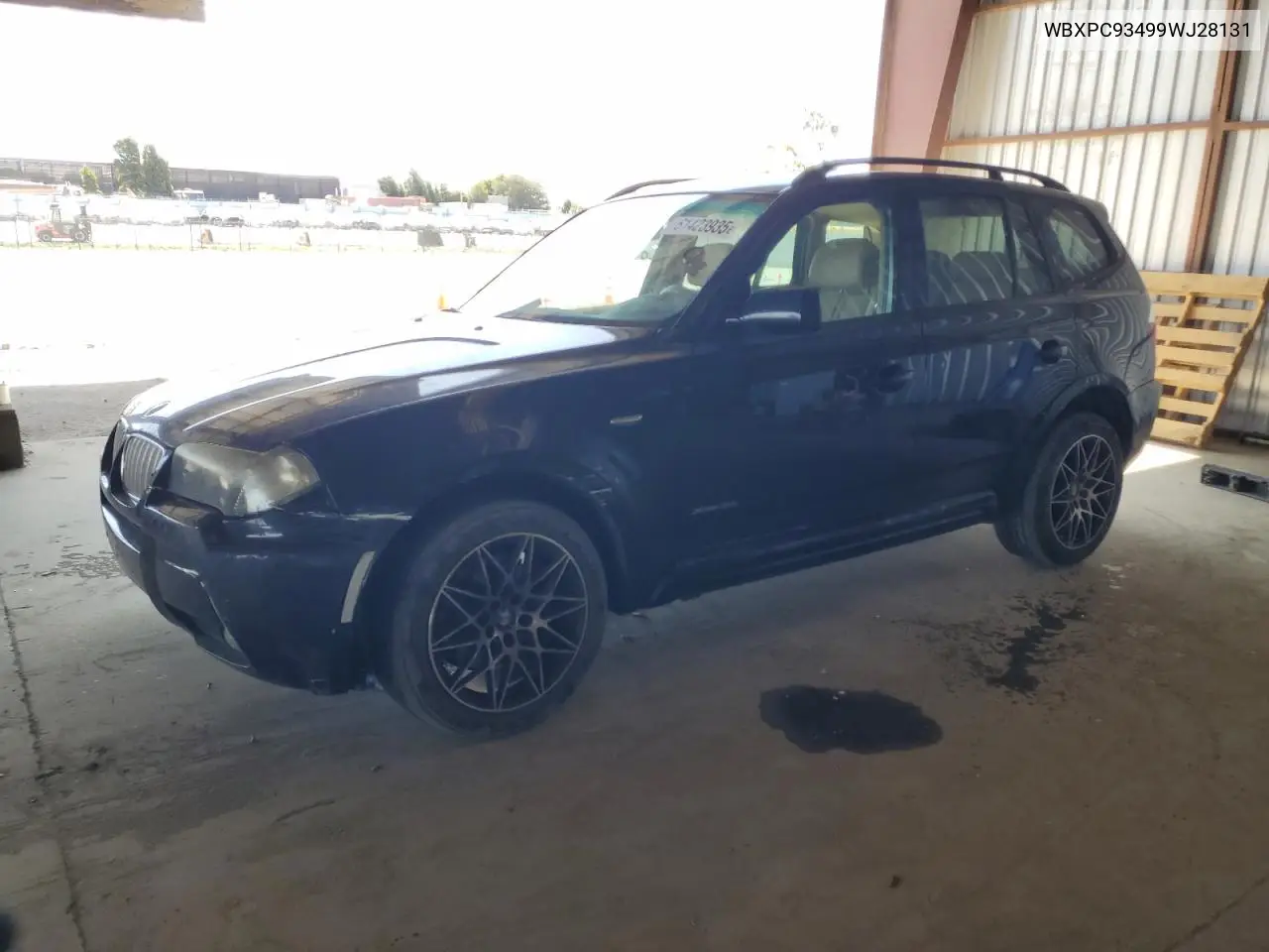 2009 BMW X3 xDrive30I VIN: WBXPC93499WJ28131 Lot: 61423935