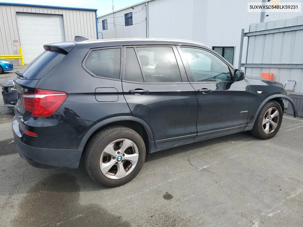 2011 BMW X3 xDrive28I VIN: 5UXWX5C54BLK59231 Lot: 56883795