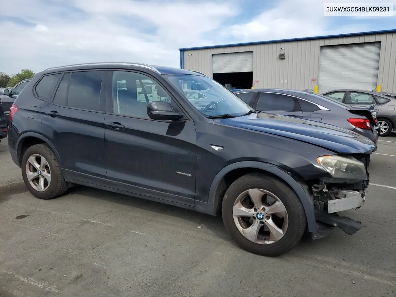 2011 BMW X3 xDrive28I VIN: 5UXWX5C54BLK59231 Lot: 56883795