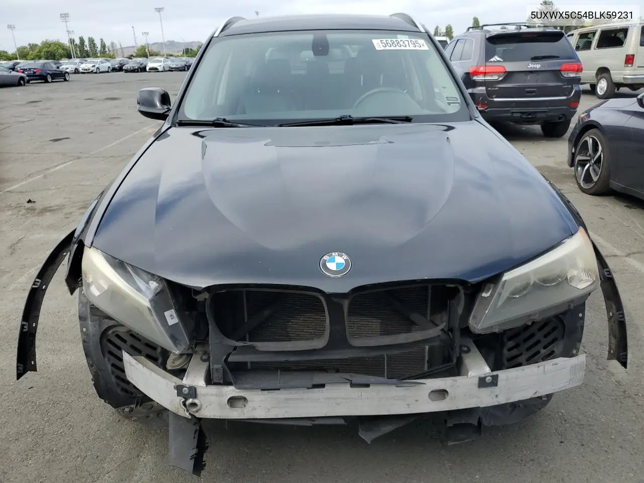 2011 BMW X3 xDrive28I VIN: 5UXWX5C54BLK59231 Lot: 56883795