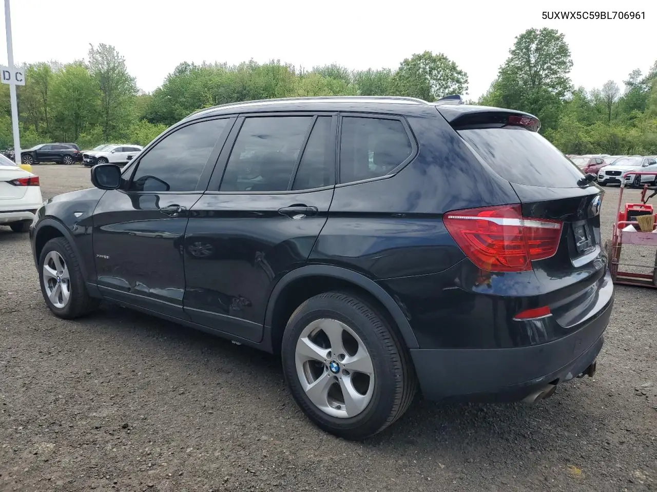 2011 BMW X3 xDrive28I VIN: 5UXWX5C59BL706961 Lot: 57261525